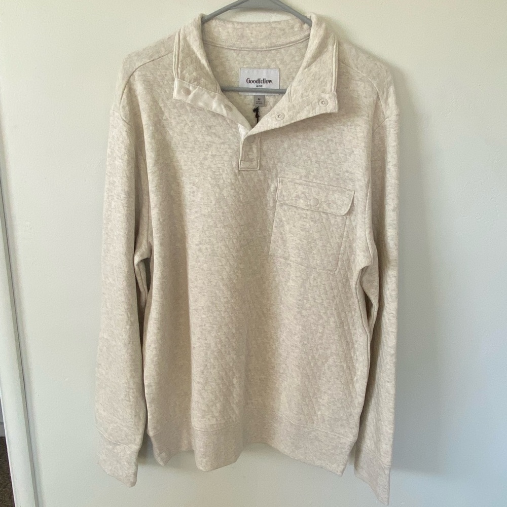 Goodfellow cream sweater size medium